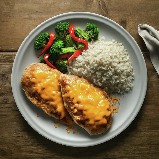Baked chicken breast with Parmesan cheese